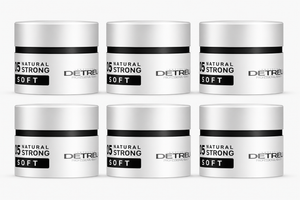 Detreu Cream Wax Natural Strong Soft 6 x 150 ml