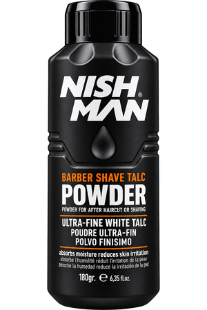 Nishman Barber Shave Talc Powder 180 g - Hairwaxshop
