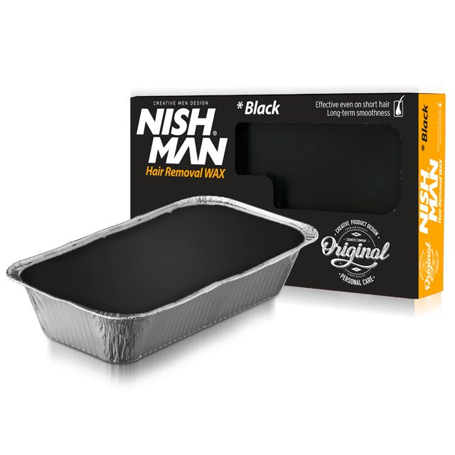 Nishman Professional Hair Remover Wax Black 500G