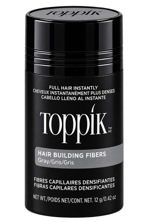 Toppink Hair Building Fibers Gray 12 g - Hairwaxshop