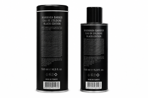 Barber Marmara Eau de Cologne Black Edition 500 ml - Hairwaxshop