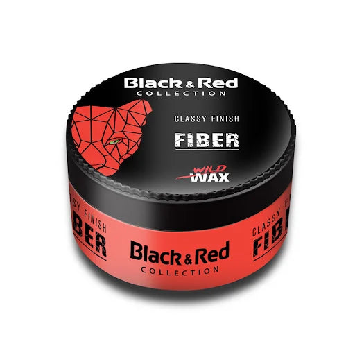 Black & Red Fiber Hair Wax 100 ml