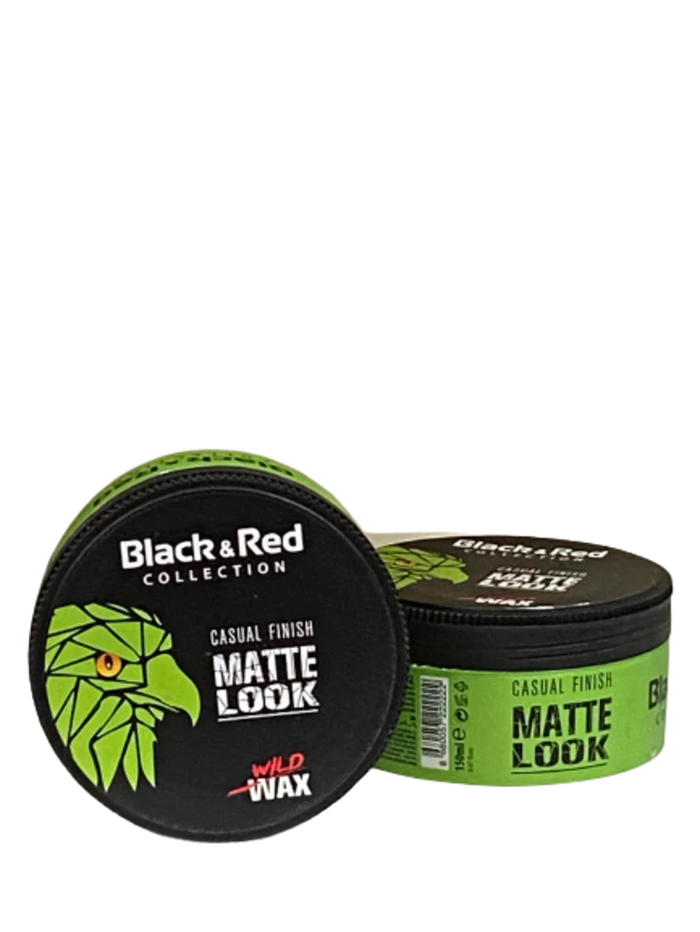 Black & Red Matte Look Wild Wax 150 ml