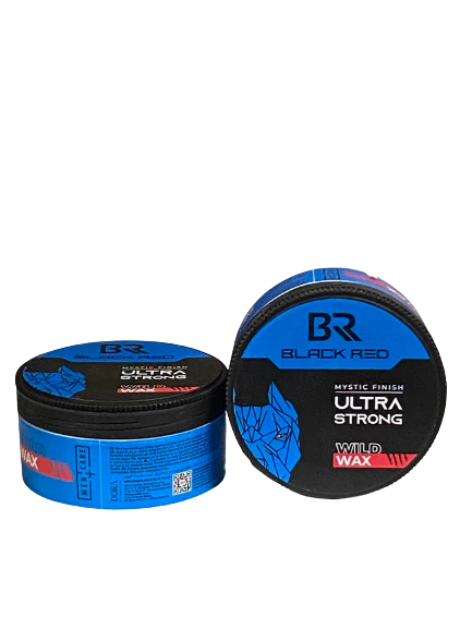 Black and Red Mystic Finish Ultra Strong Wild Wax 100 ml