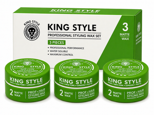 King Style Aqua Styling Matte Wax 3 stuks - Hairwaxshop