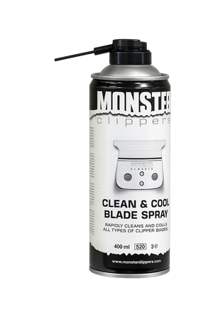 Monster Clippers Clean and Cool Blade Spray 400 ml - Hairwaxshop