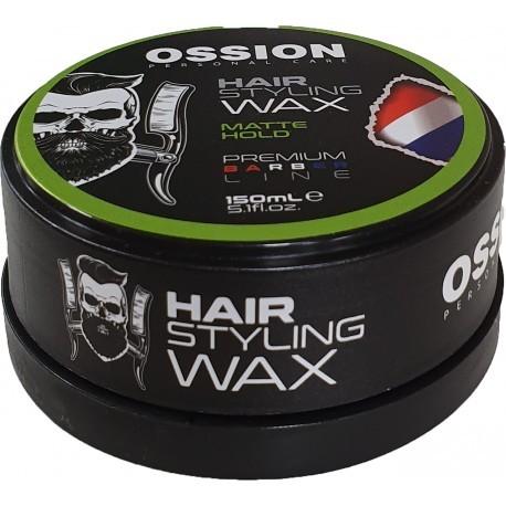 OSSION HAIR STYLING WAX MATTE HOLD 150 ML