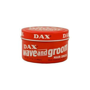 Dax Wave & Groom Red Tin 3.5 oz - Hairwaxshop