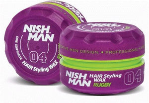 Nish Man Hair Styling Wax Rugby 150 ml - Hairwaxshop