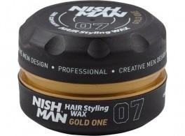 Nish Man Hair Styling Wax Gold One 150 ml - Hairwaxshop