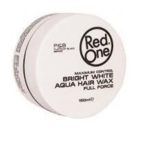 Red One Maximum Control Bright White Aqua Hair Wax Full Force 150 ml - Hairwaxshop