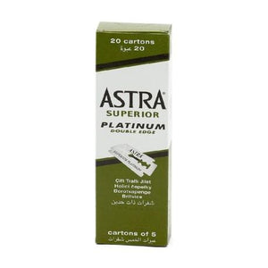 Astra Superior Platinum Double Edge 20 x pieces - Hairwaxshop