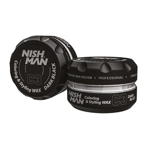 Nishman Coloring Wax C3 Dark Black 150 g - Hairwaxshop