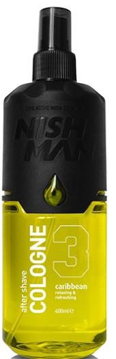 NISHMAN After Shave Cologne 03 Caribbean 400 ml - Hairwaxshop