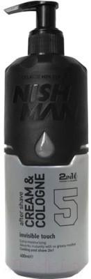 Nishman After Shave Cream & Cologne 2in1 05 Invisible Touch 400 ml