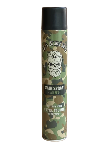 Bandido Hair Spray Army Maximum Hold Extra Volume 280 g